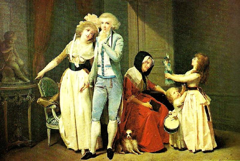 Louis Leopold  Boilly ce qui allume lamour leteint oil painting image